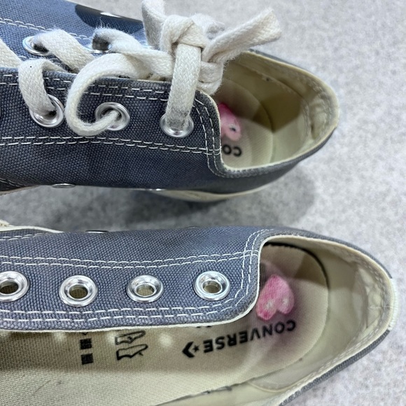 Converse Gray and White Kids Sneakers - Picture 3 of 13